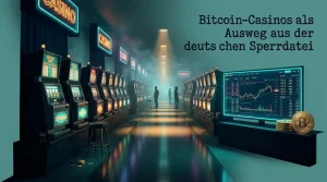 Bitcoin-Preise auf dem Bildschirm, Kryptowährung als Ausweg.